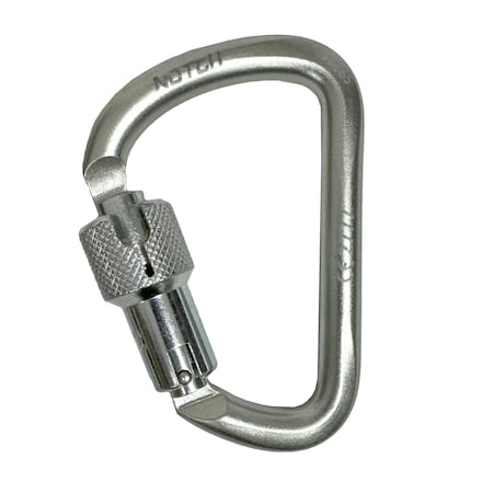 Notch Equipment Steel D Carabiner, CE certified 99565